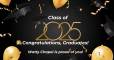 Black and Gold Elegant Graduation Facebook Post (1)